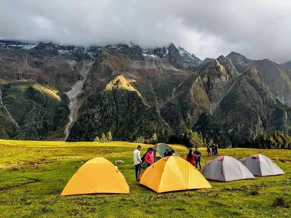 Camping on the Buran Ghati Trek